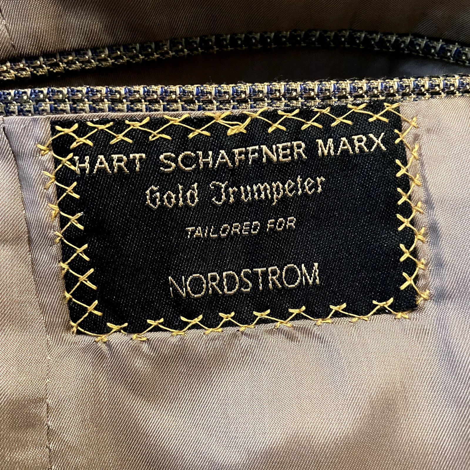 Hart Schaffner Marx Hart Schaffner Marx Suit Blazer Jacket Double Button Pleated Size 38R - 3 Thumbnail