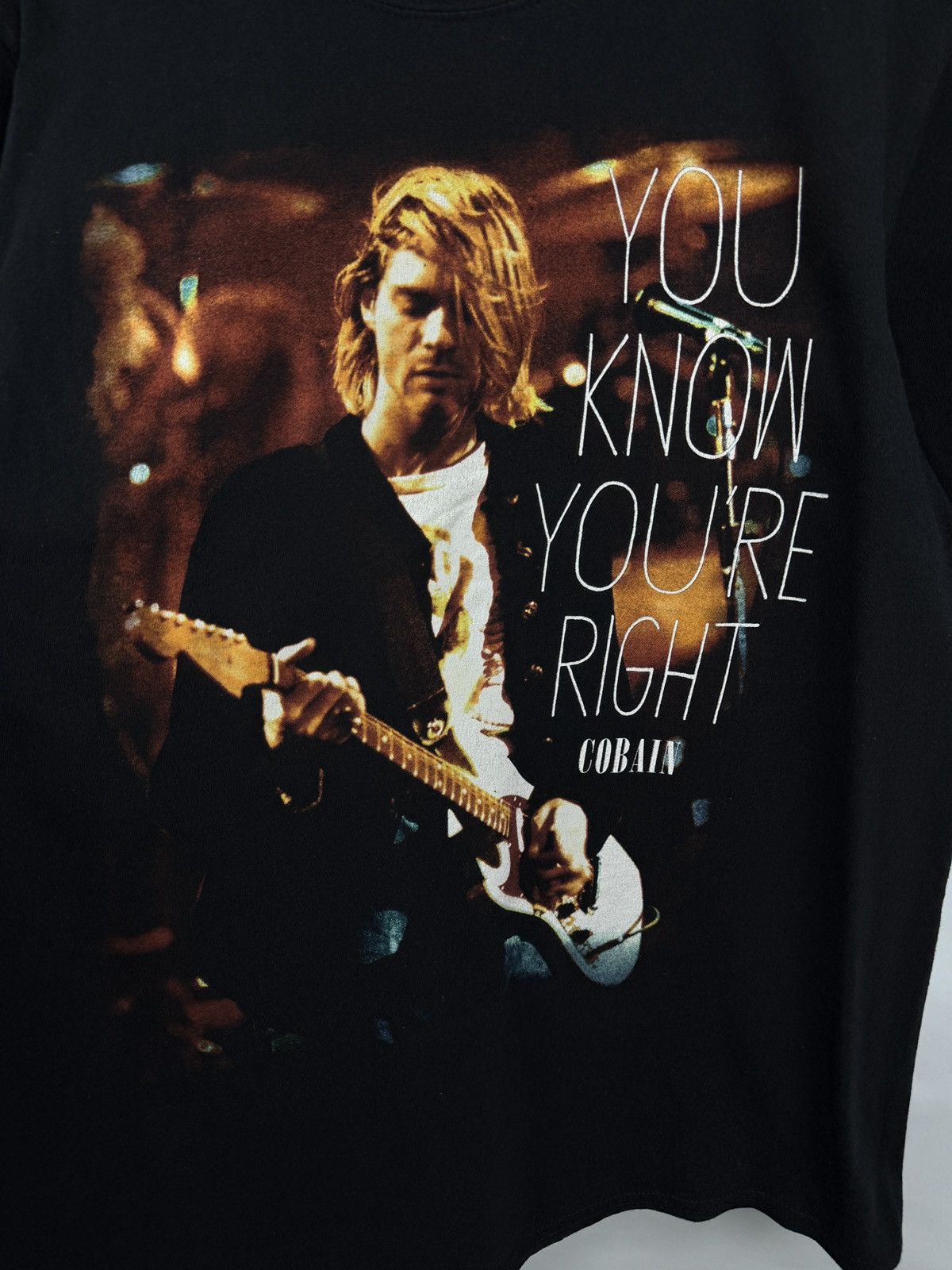 Nirvana 🇺🇸 Vintage Y2K Nirvana You Know You’re Right Kurt Cobain Tee Size US M / EU 48-50 / 2 - 4 Thumbnail