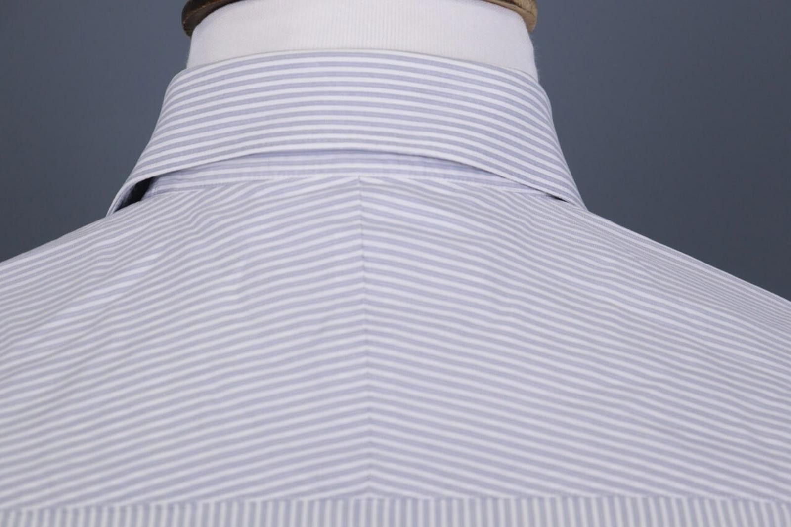 Gieves & Hawkes Gieves & Hawkes Gray Pinstripe Dress Shirt Size 15 1/2 Size US M / EU 48-50 / 2 - 12 Thumbnail