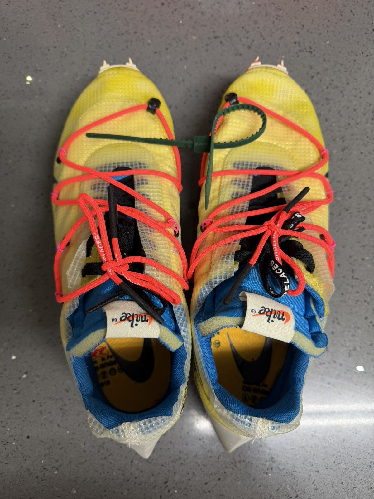 Nike × Off-White Nike Vapor Street Tour Yellow 14US / 47EU Size US 14 / EU 47 - 2 Thumbnail