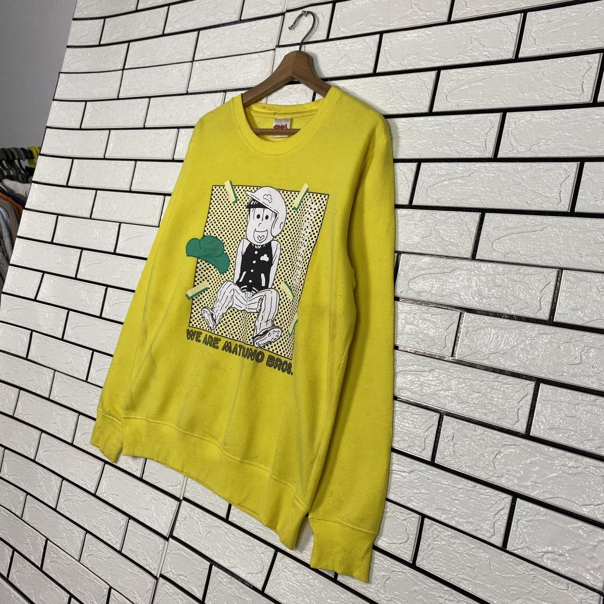 Japanese Brand 📌Vintage Sweatshirt Japan Cartoon Matsuno Bros Big Logo Size US M / EU 48-50 / 2 - 3 Thumbnail