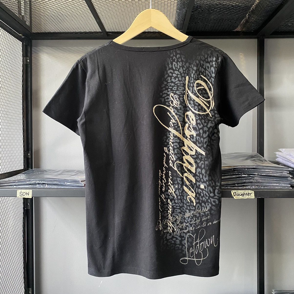 If Six Was Nine × Japanese Brand × Vintage Japanese Style Despair Poem Leopard Printed by Clash Ahead T Size US L / EU 52-54 / 3 - 12 Thumbnail