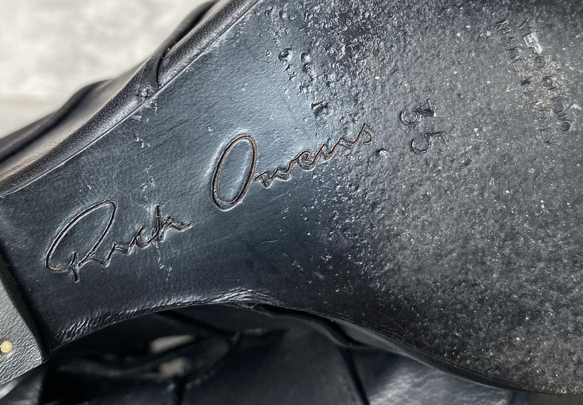 Rick Owens RICK OWENS - SS11 RHINO LEATHER WEDGES Size US 5 / IT 35 - 10 Thumbnail
