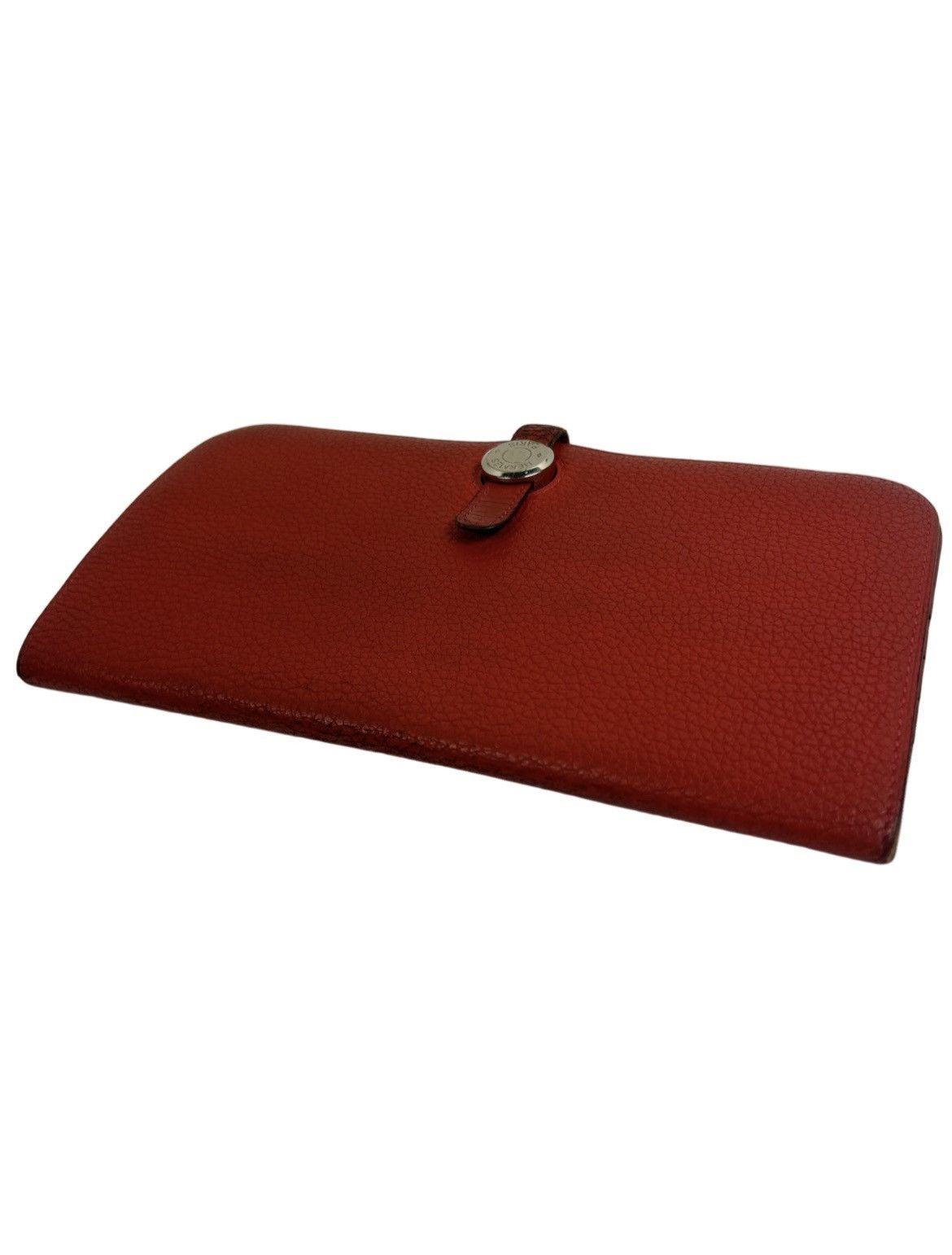 Hermes Hermès Dogon Red Leather Long Wallet Size ONE SIZE - 3 Thumbnail