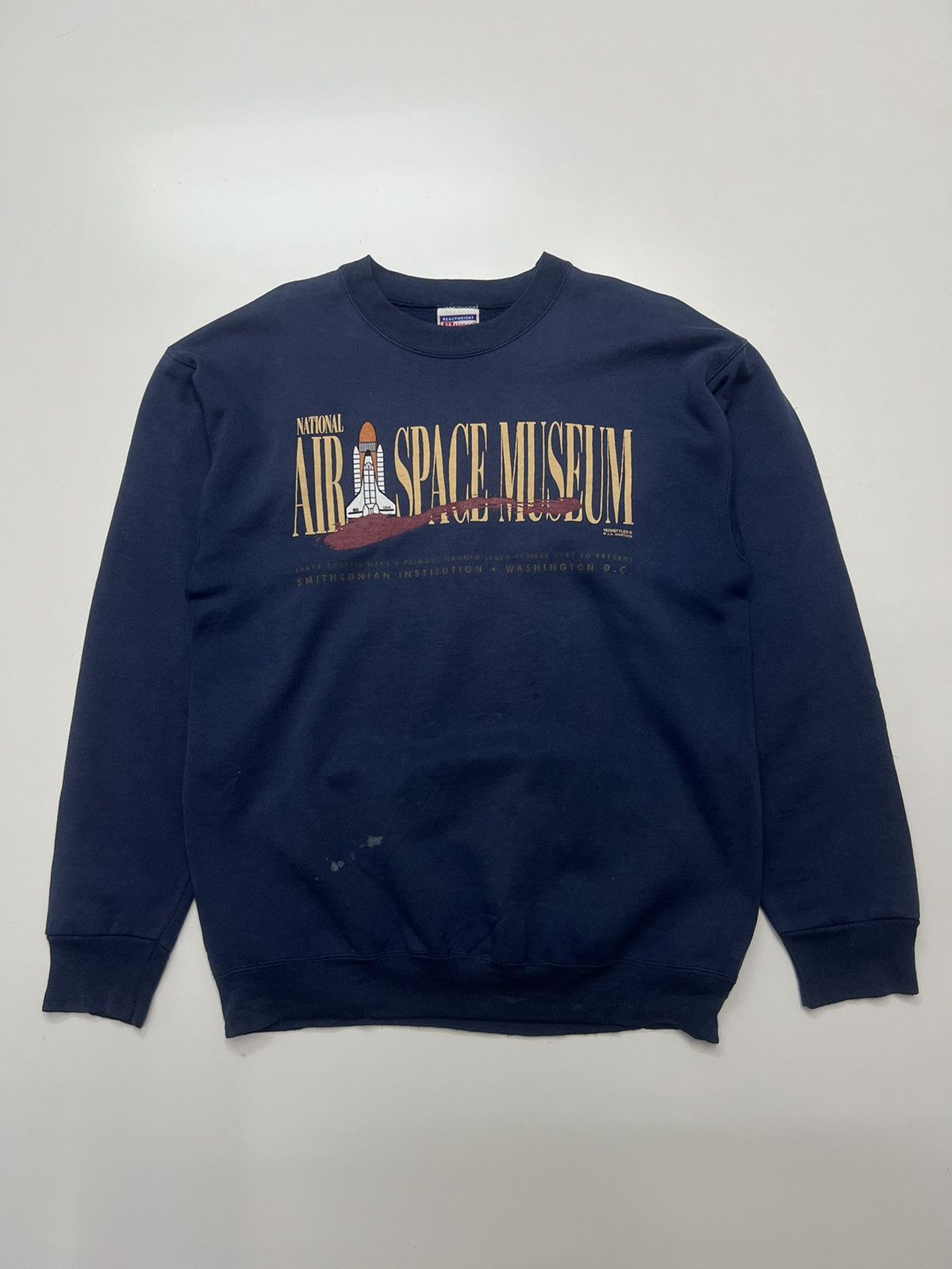 Hanes VINTAGE NATIONAL AIR SPACE MUSEUM SWEATSHIRT Size US L / EU 52-54 / 3 - 1 Thumbnail