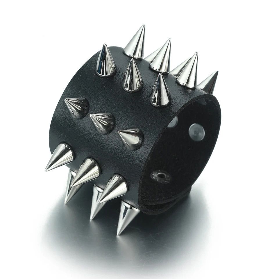 Japanese Brand Punk Studded Bracelet Size ONE SIZE - 2 Thumbnail
