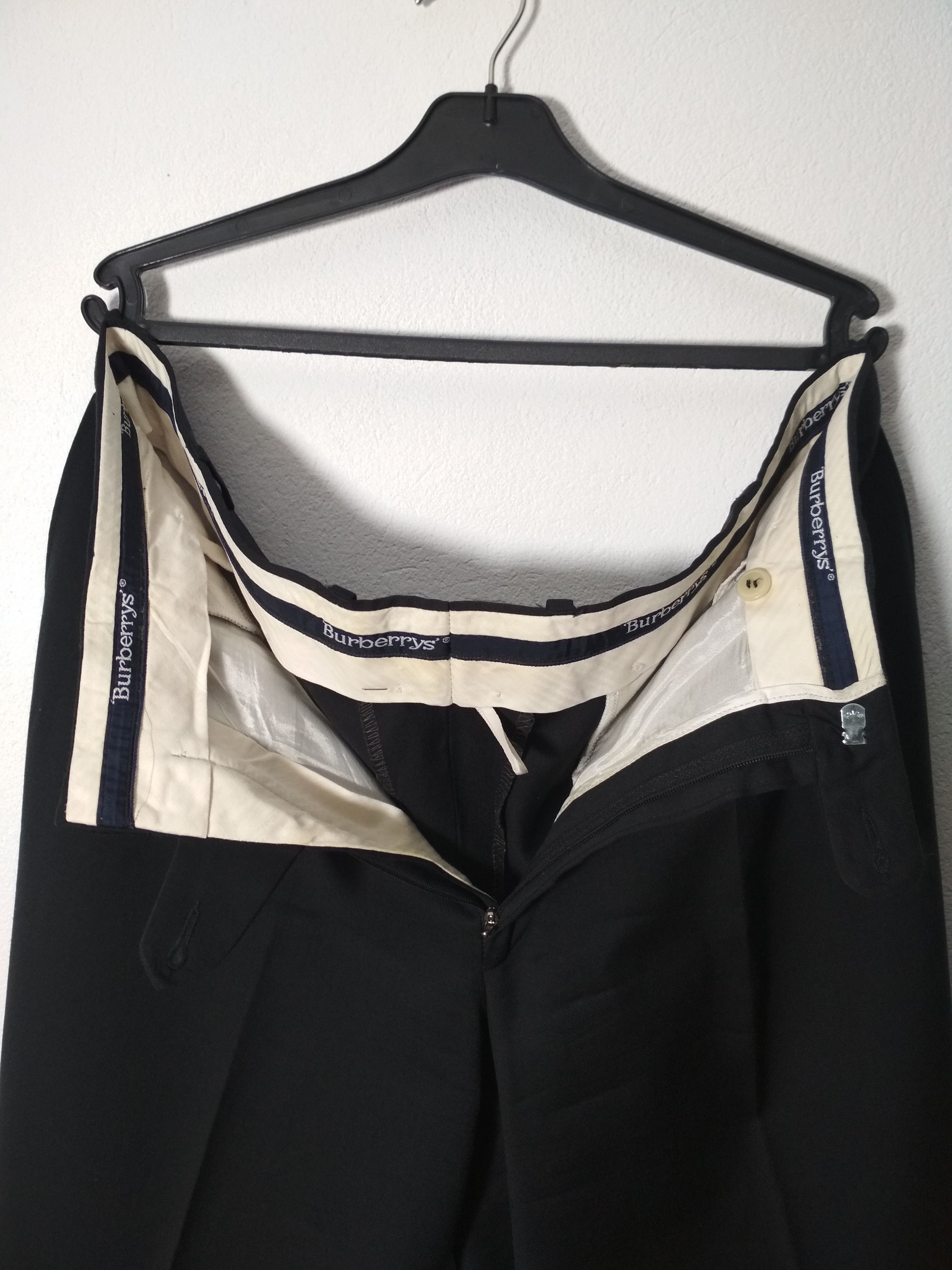 Burberry Vintage 90s Burberrys wool pants vtg Burberry's Size US 38 / EU 54 - 6 Thumbnail