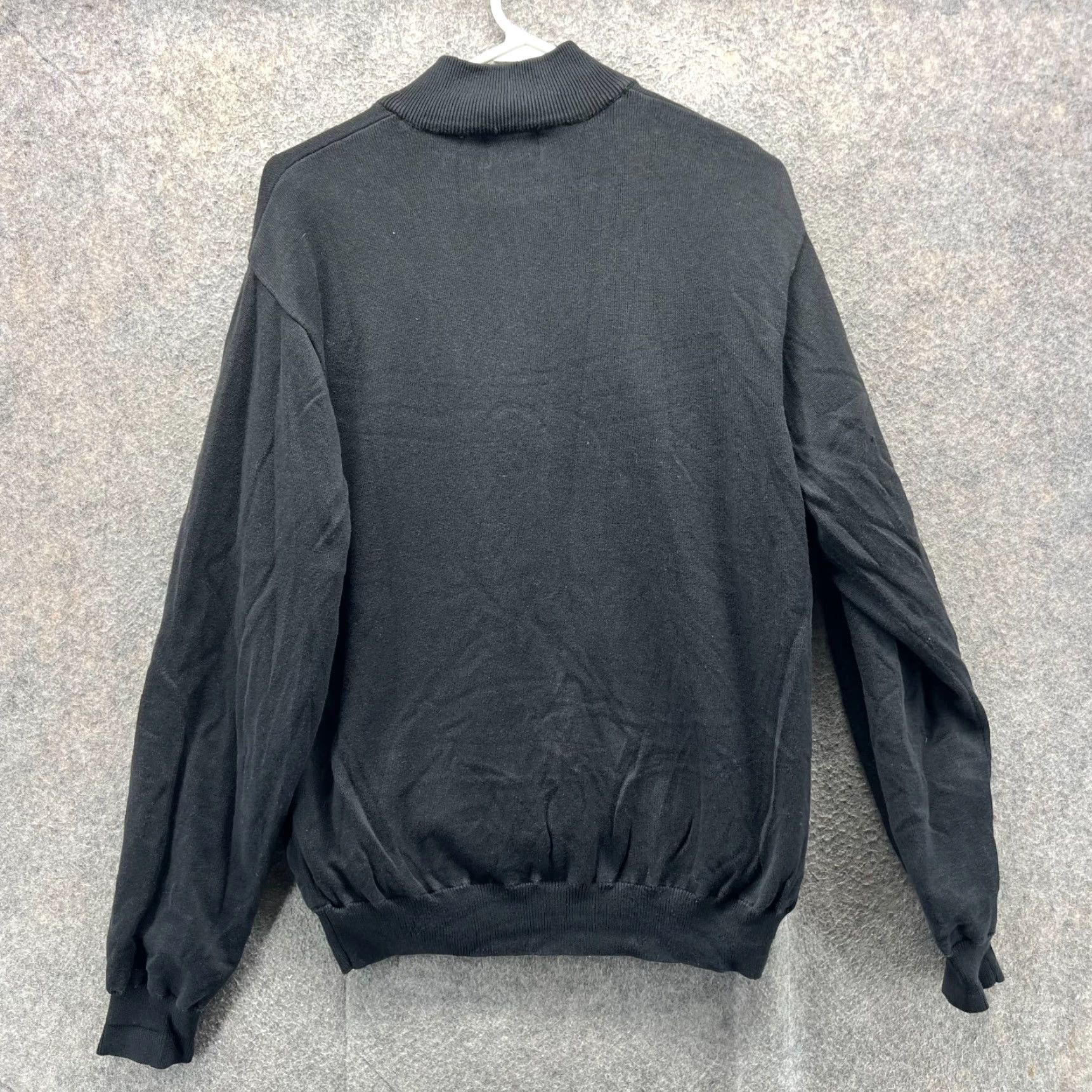 Vintage VINTAGE Greg Norman Pullover Mens M Black 1/4 Zip Sweatshirt Augusta National Golf Shirt Sweater Logo All Seasons Mens Size US M / EU 48-50 / 2 - 2 Thumbnail