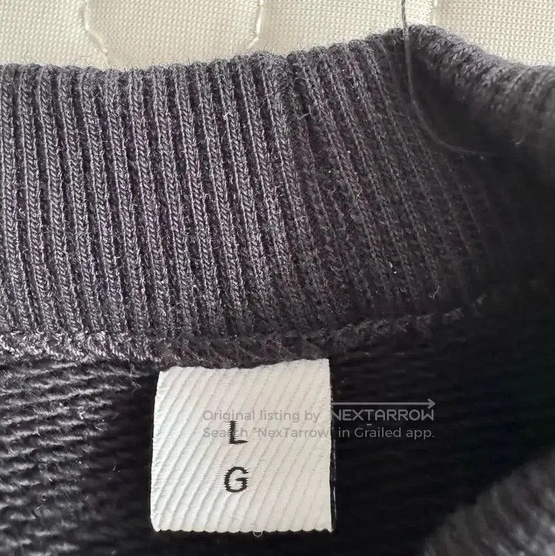 Burberry Burberry Black Cotton Embroidered Cropped Sweatshirt. Size L / US 10 / IT 46 - 5 Thumbnail