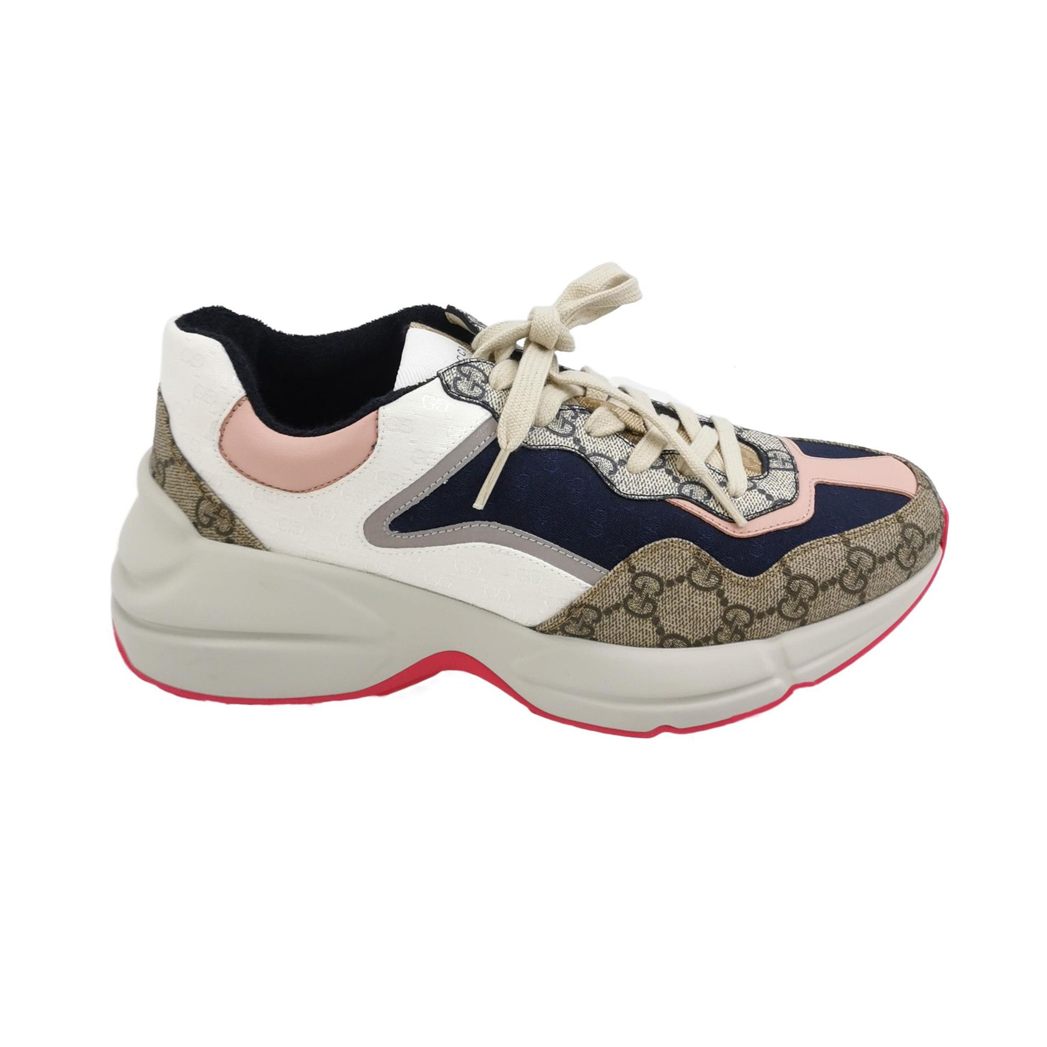 Gucci Gucci Women 10-5 Lowtop Sneakers Size US 10.5 / IT 40.5 - 1 Thumbnail