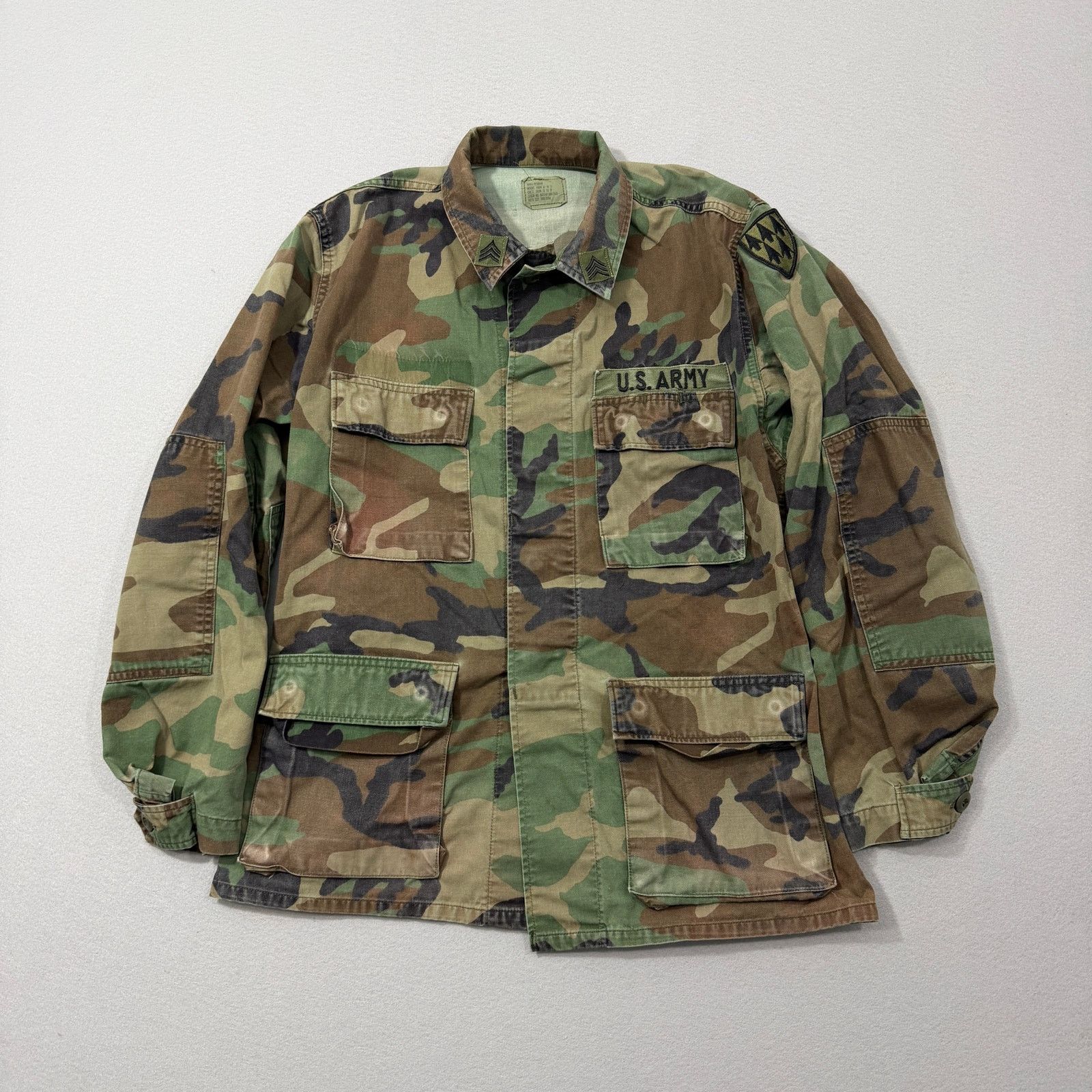 Vintage Vintage US Marines Military Shirt Jacket Men's Small Shacket Size US S / EU 44-46 / 1 - 1 Thumbnail