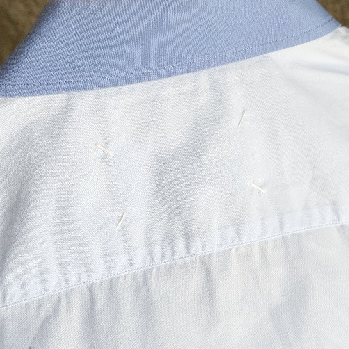 Maison Margiela Maison Margiela SS18 Reconstructed Pocket Button Up Shirt Size US M / EU 48-50 / 2 - 4 Thumbnail