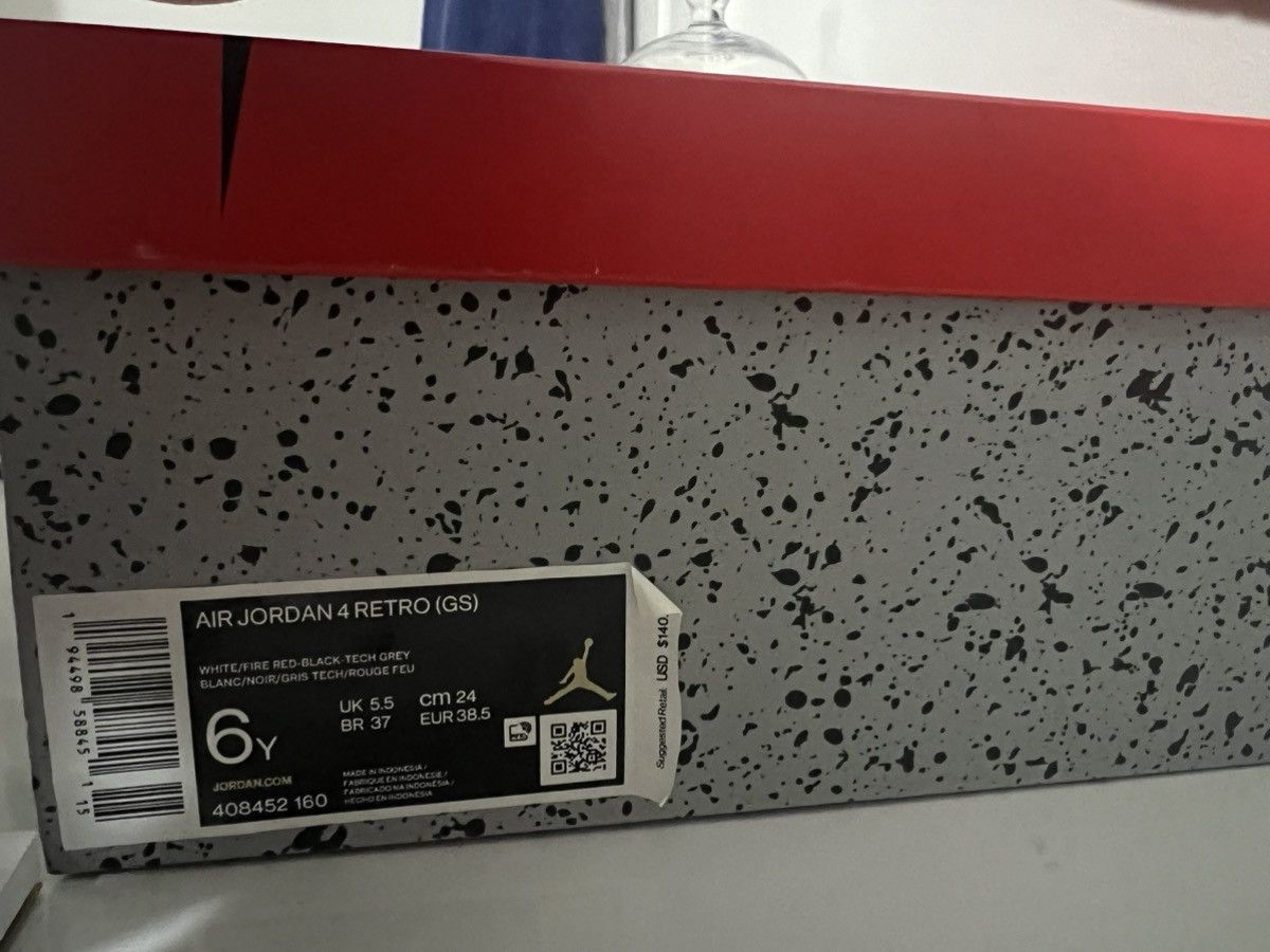 Jordan Brand fire red 4s Size US 6 / EU 39 - 8 Thumbnail