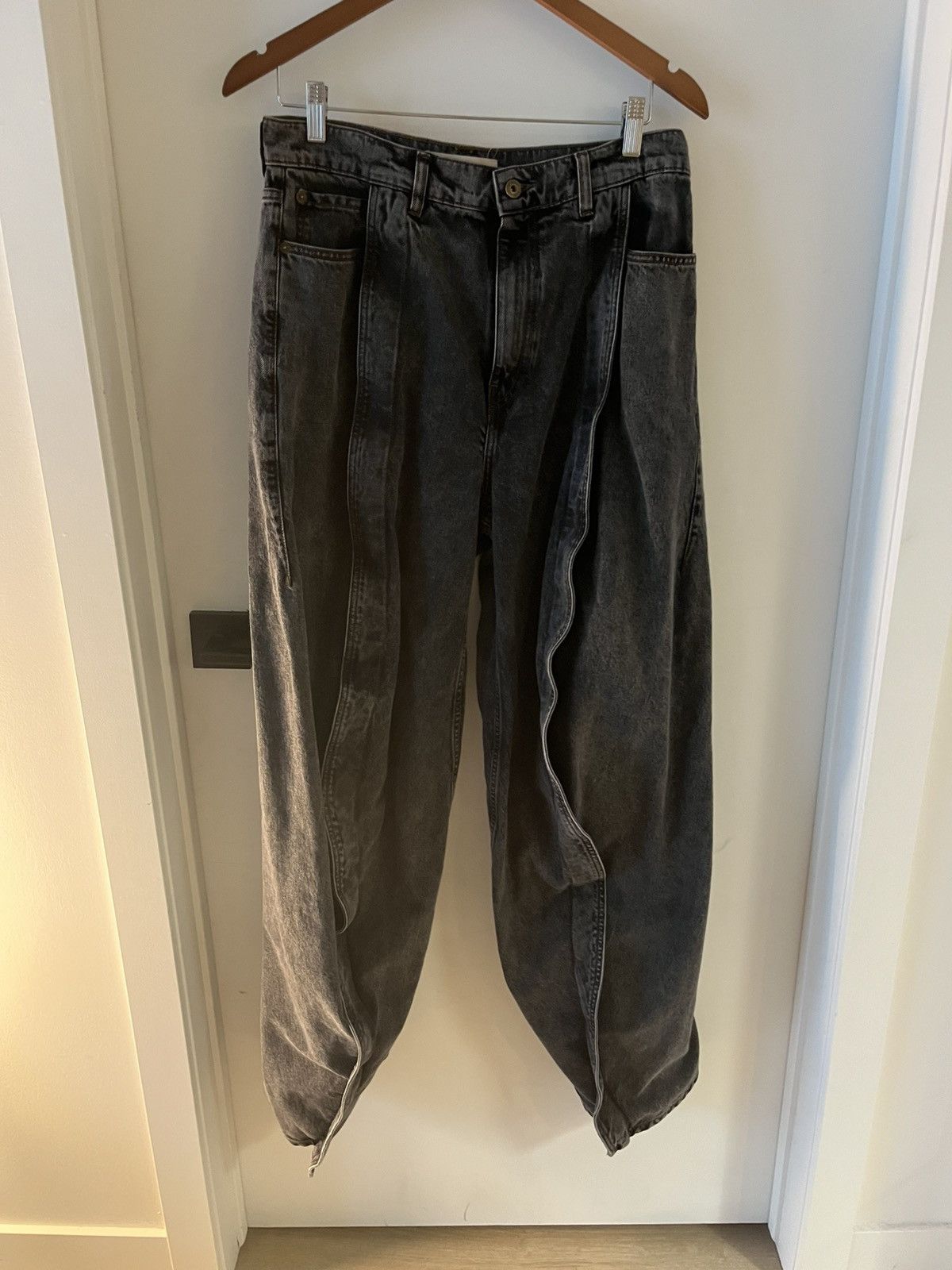 Y/Project black banana jeans