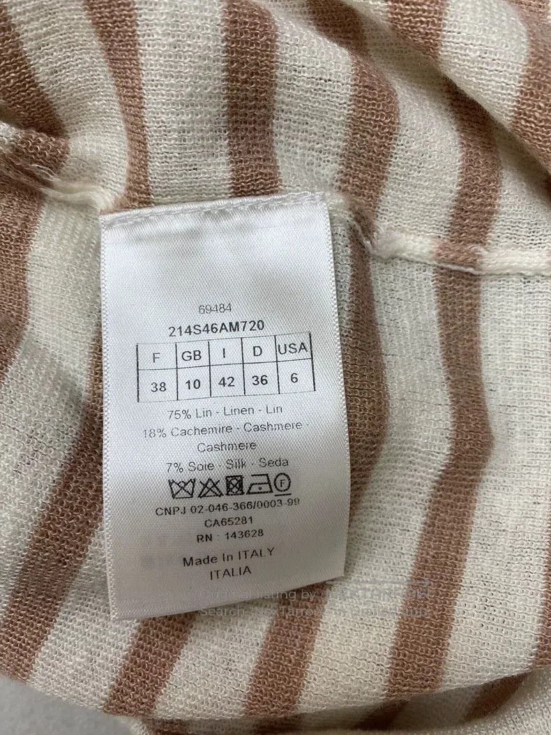 Dior Dior 2022 Striped Collar Knit Top. Size US S / EU 44-46 / 1 - 5 Thumbnail