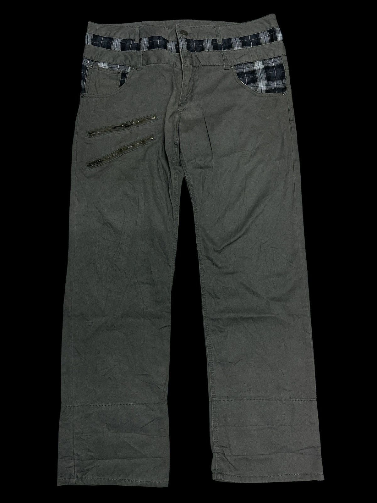 If Six Was Nine Double Waist💥 MultiPocket Casual Pants Double Waist Size US 40 / EU 56 - 1 Thumbnail