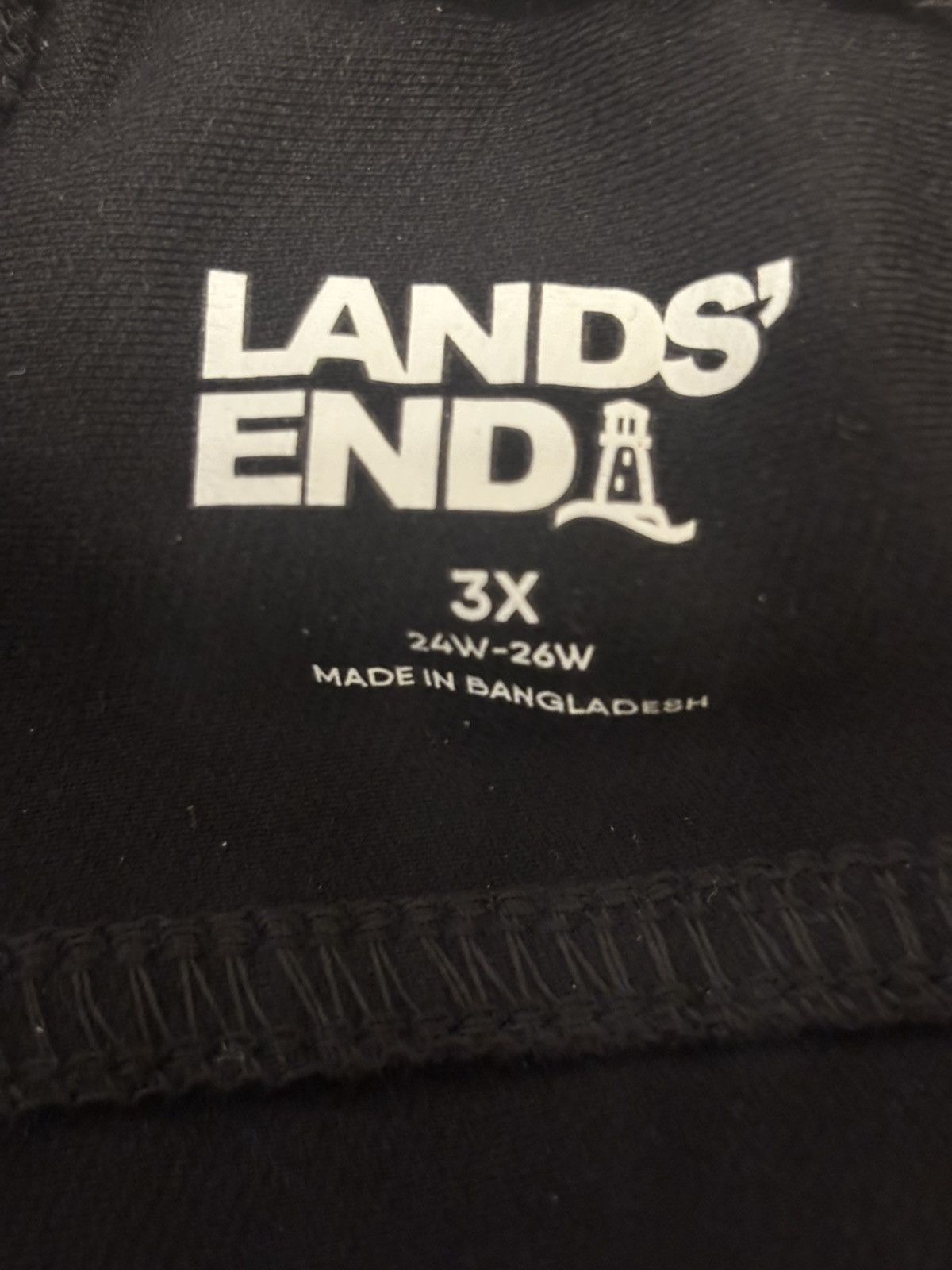 Lands' End Women’s black ankle Pants.wp1231 Size 42" / US 20 - 10 Thumbnail
