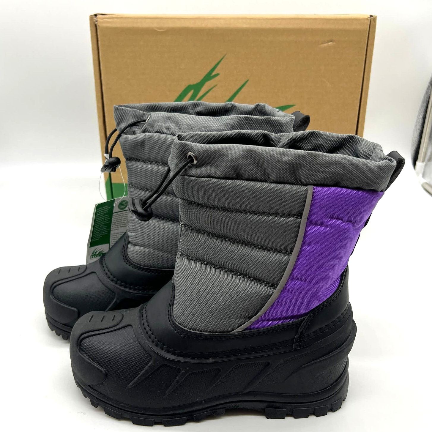 Other Itasca Kids Winter Snow Drift Boots Size 3 Purple Size US 5 / EU 37 - 1 Thumbnail