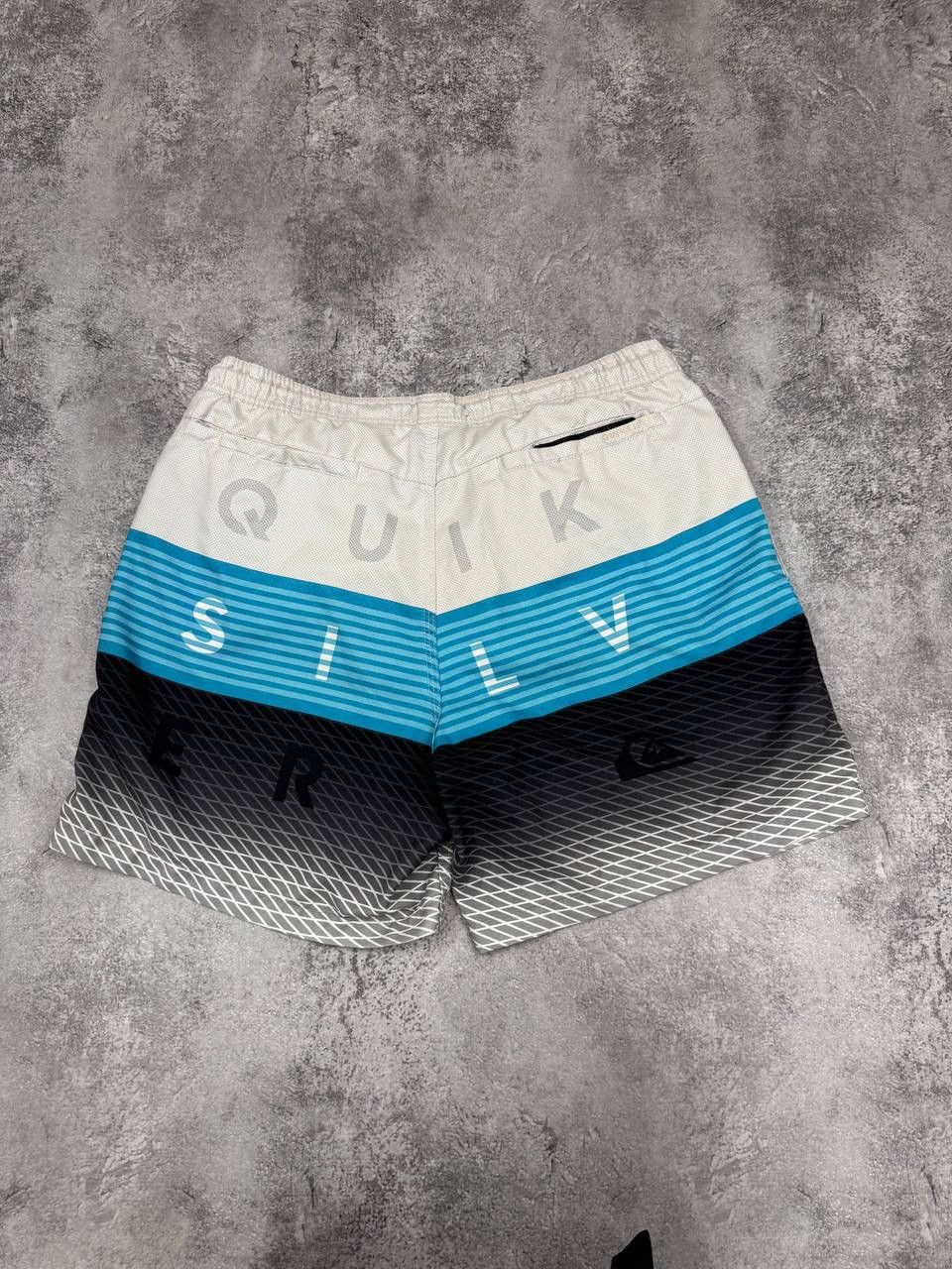Quiksilver Quiksilver Men Volley Swim Shorts White Blue Black Size M Size US 34 / EU 50 - 5 Thumbnail