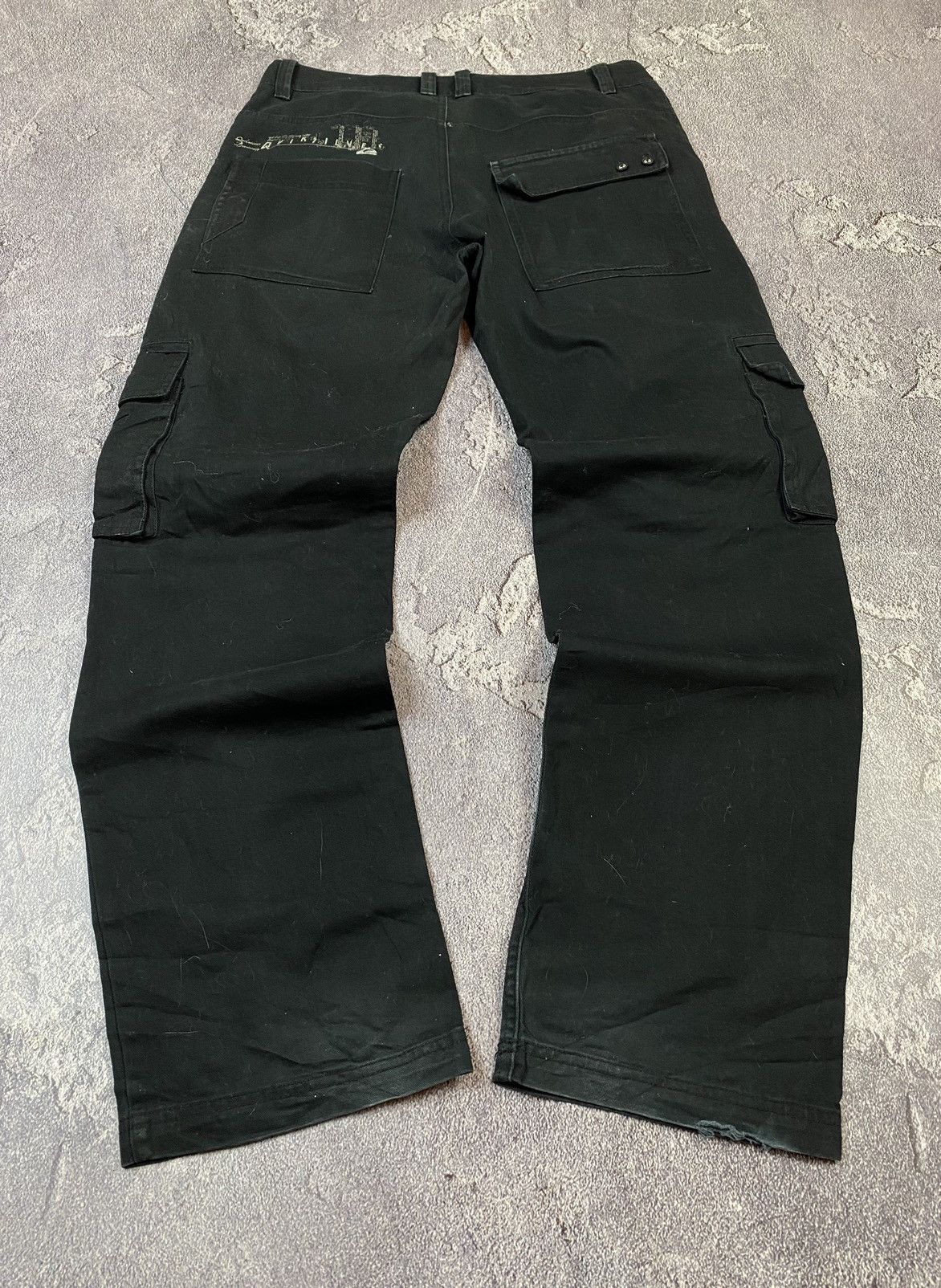 Quiksilver VTG Quiksilver Cargo Black Pants Surf Style Streetwear Size US 31 - 7 Thumbnail