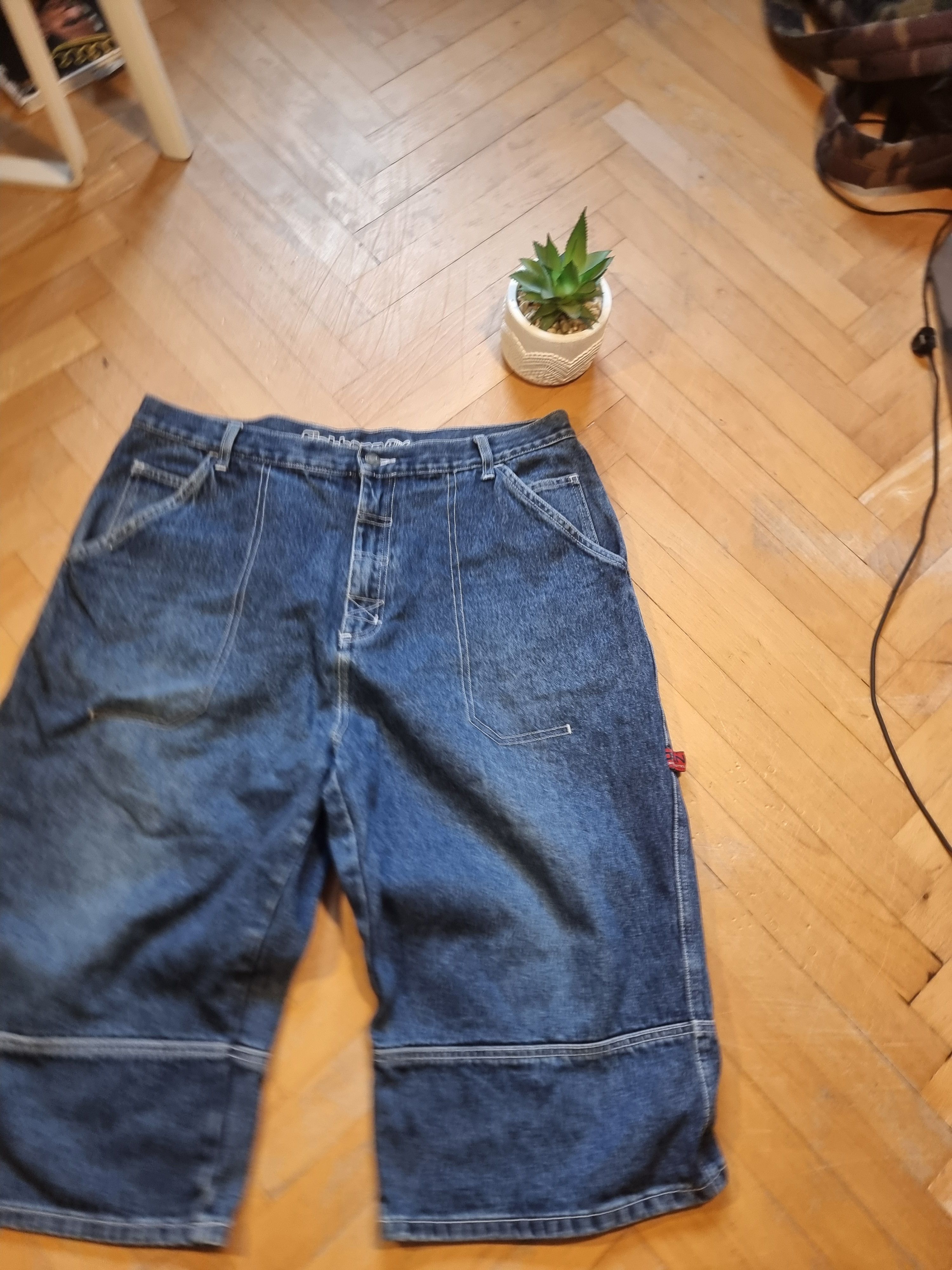 Southpole Vintage Fishbone Jorts Size US 38 / EU 54 - 9 Thumbnail
