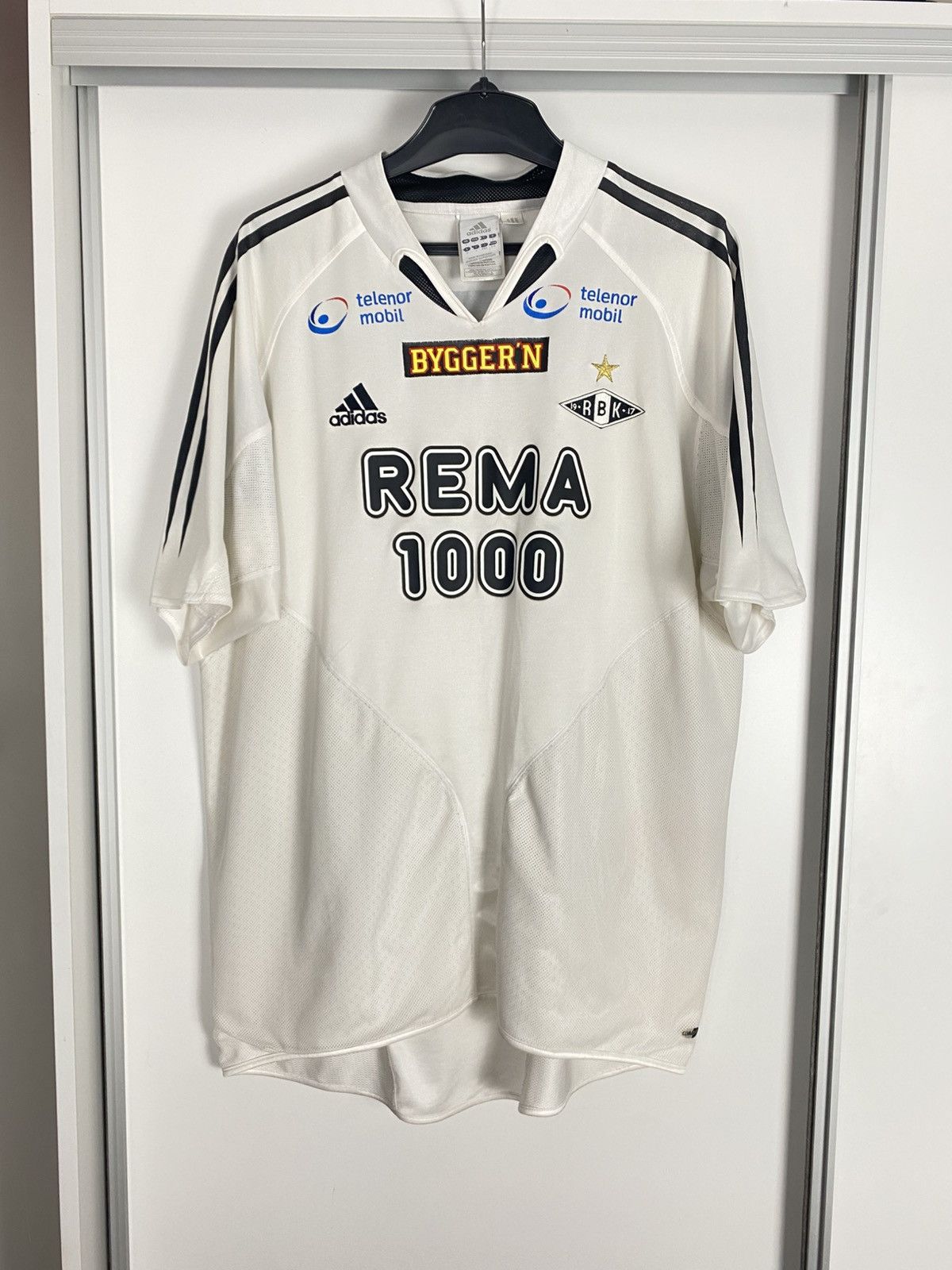 Adidas Vintage Y2K Adidas x Rosenborg 2004 2005 04/05 Home Jersey Size US L / EU 52-54 / 3 - 1 Thumbnail