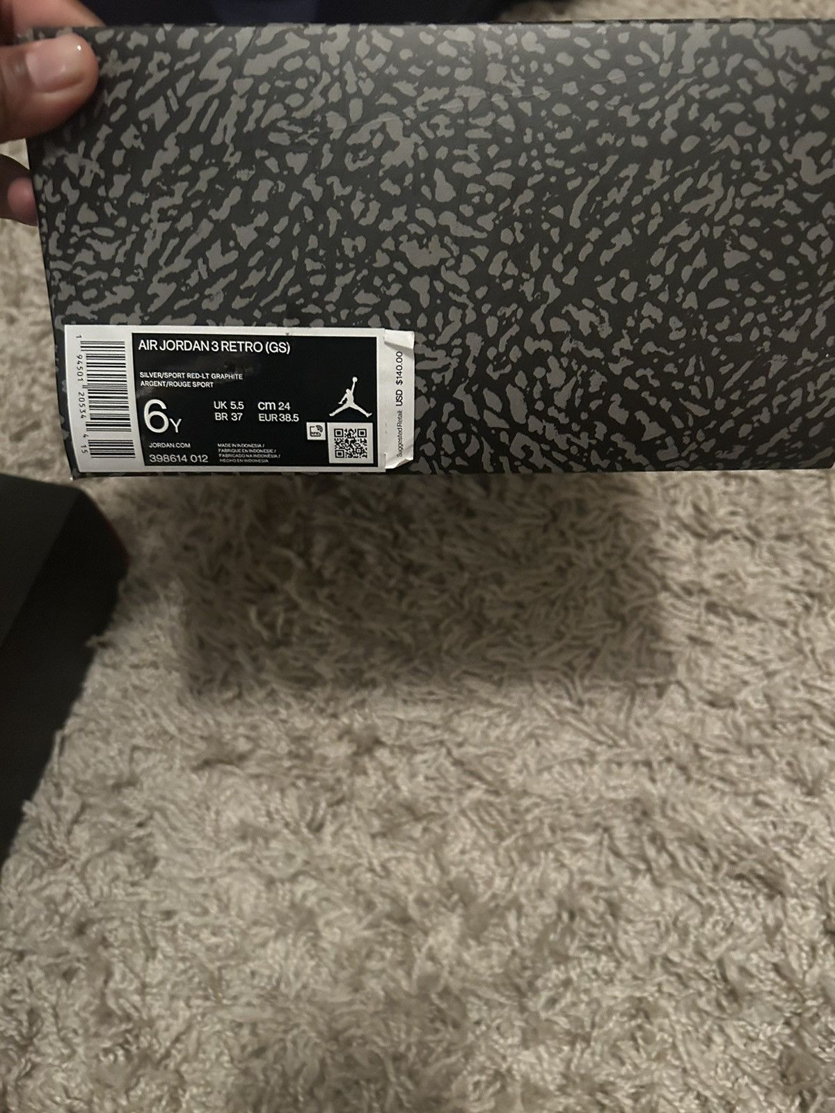 Jordan Brand Jordan Cool grey 3s Size US 6 / EU 39 - 6 Thumbnail