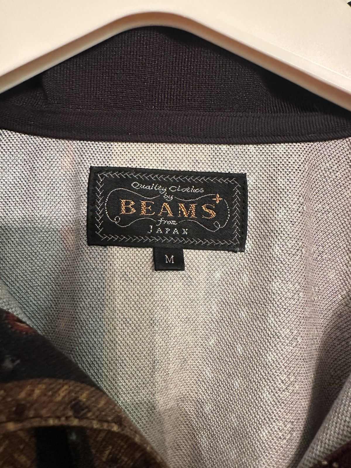 Beams Japan BEAMS PLUS - black multi - striped polo Size US M / EU 48-50 / 2 - 3 Thumbnail