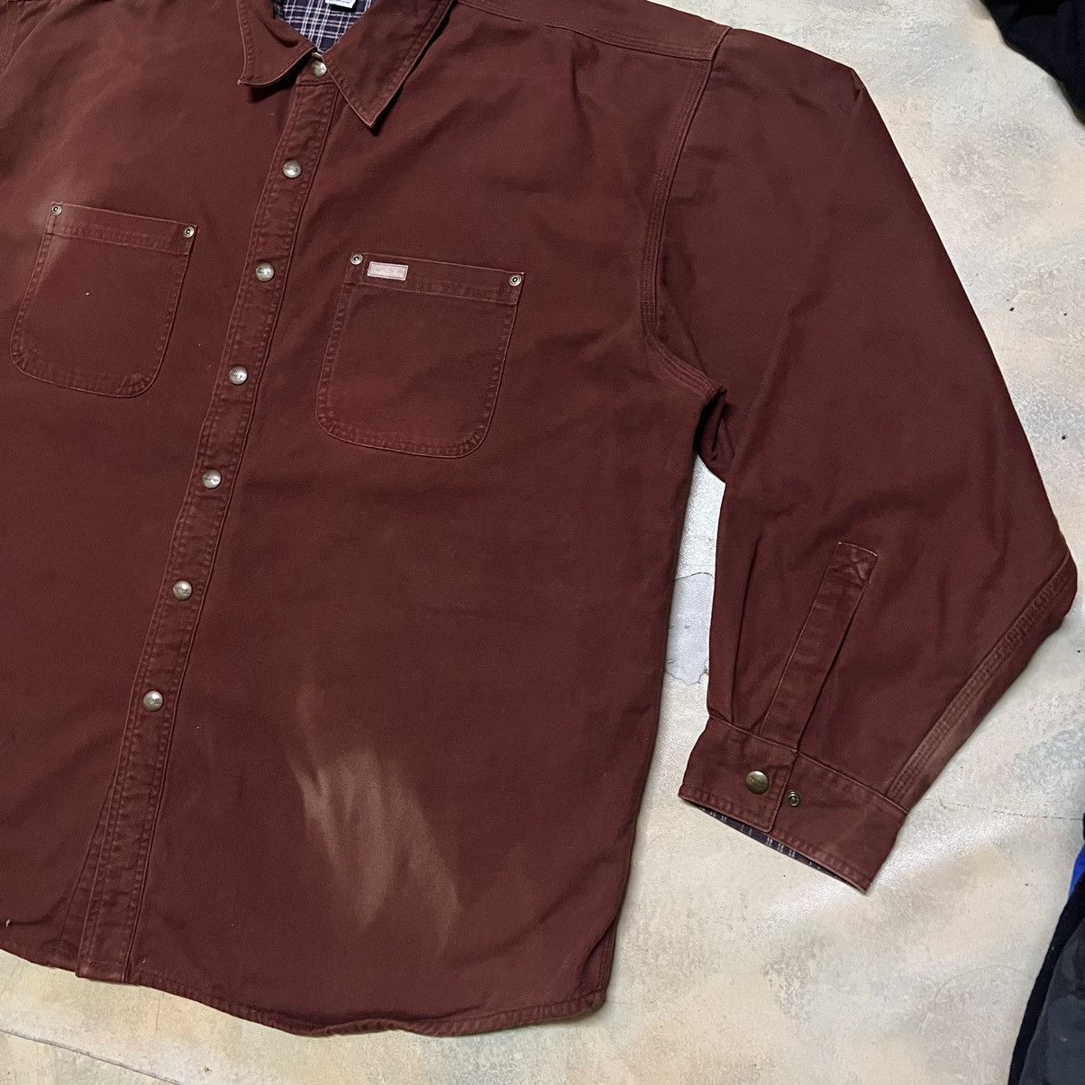 Carhartt Distressed Carhartt Button Up Jacket Sun Faded Size US XXL / EU 58 / 5 - 2 Thumbnail
