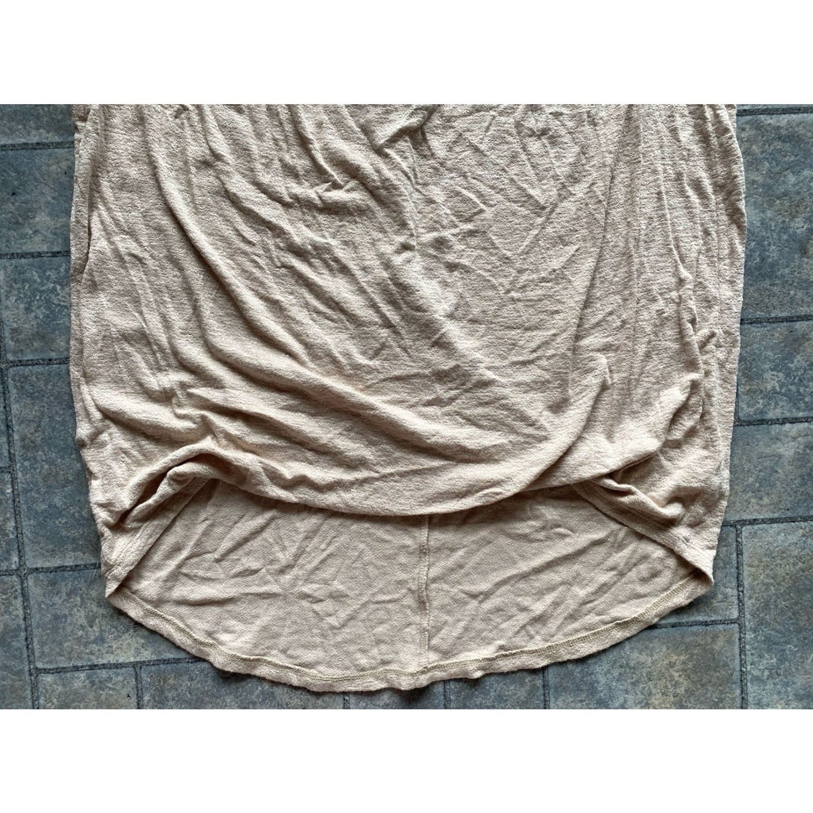 Anthropologie Anthropologie Blouse Women SMALL Sleeveless V-Neck Beige Light Brown NWT Size S / US 4 / IT 40 - 4 Thumbnail