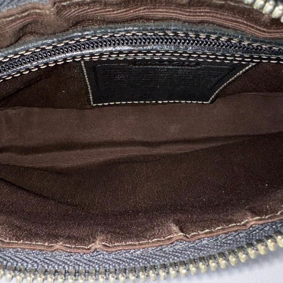 Coach Coach Y2K Vintage Black Leather Demi Bag Size ONE SIZE - 8 Thumbnail