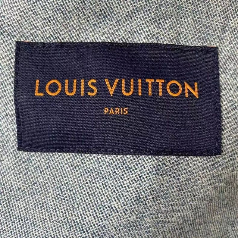 Louis Vuitton Louis Vuitton LV blue embroidered floral denim jacket-2507 Size US L / EU 52-54 / 3 - 3 Thumbnail