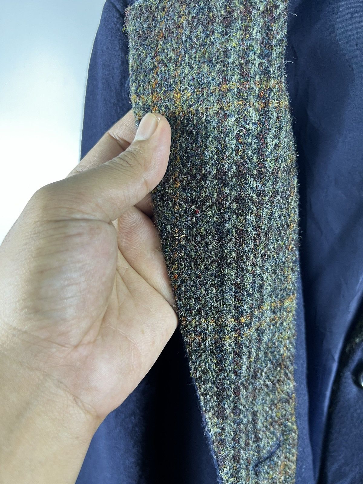 Harris Tweed 🔥 HARRIS TWEED SEVENDAYS SUNDAY LONG COAT Size M / US 6-8 / IT 42-44 - 6 Thumbnail