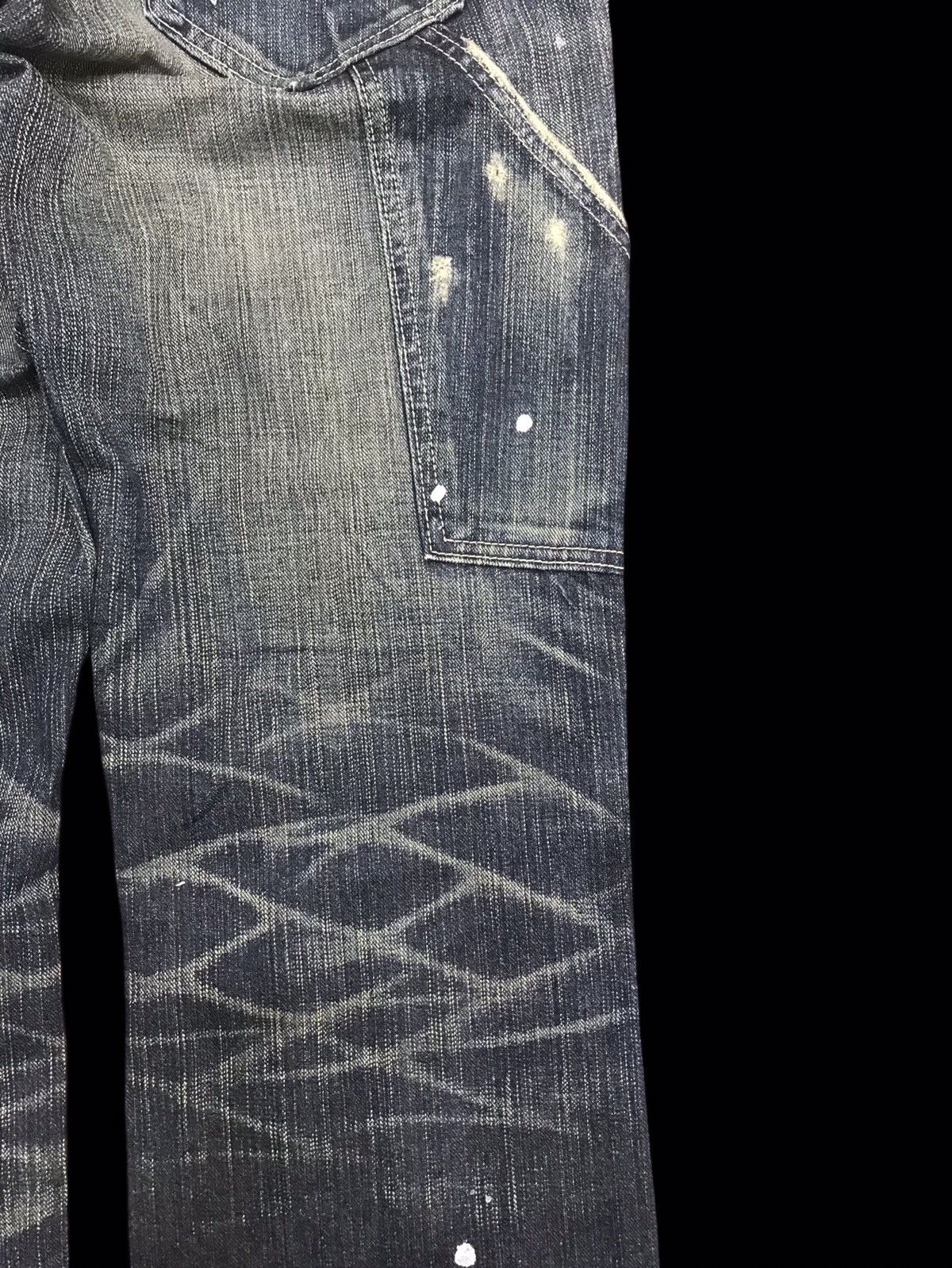Edwin 💥FLARE💥ARCHIVAL EDWIN PAINT SPLATTER DISTRESSED DENIM F255 Size US 30 / EU 46 - 17 Thumbnail