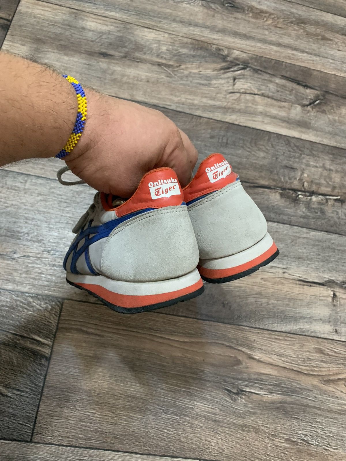 Asics × Onitsuka Tiger × Vintage Vintage ASICS Onitsuka Tiger Grey Men’s Suede/Nylon Sneakers Size US 11.5 / EU 44-45 - 6 Thumbnail