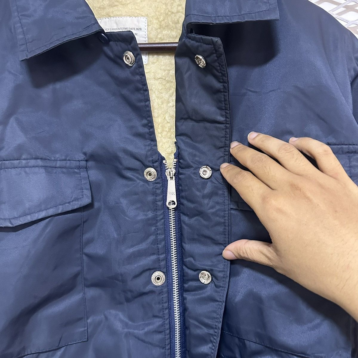 Vintage VINTAGE 1975 SHERPA M2B FLIGHT JACKET Size US L / EU 52-54 / 3 - 4 Thumbnail