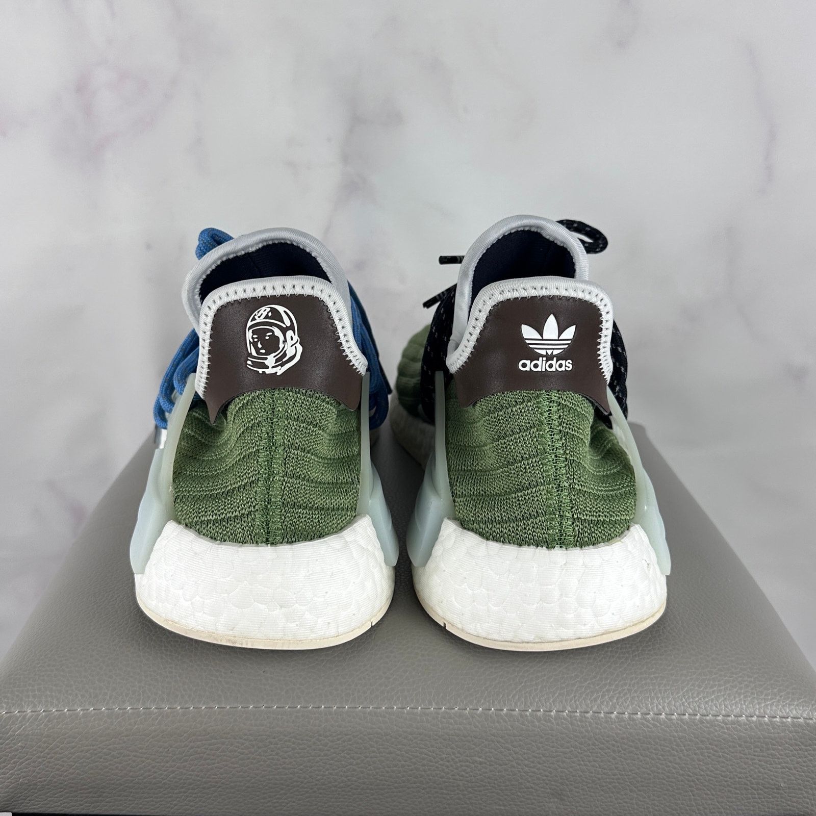 Adidas × Pharrell Sample Billionaire Boys Club NMD Hu Astronaut Green Size US 10 / EU 43 - 3 Thumbnail