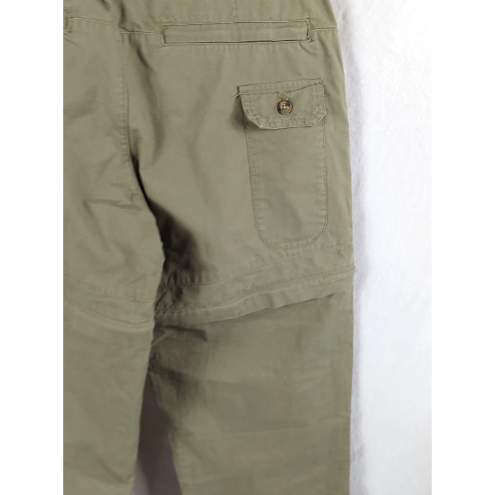 Vintage Cabela's Outdoors Pants Cargo Straight 32 Regular Brown 100% Cotton Canvas Zipper Button Pockets Outdoor Hiking Camping Mens Size US 32 / EU 48 - 4 Thumbnail