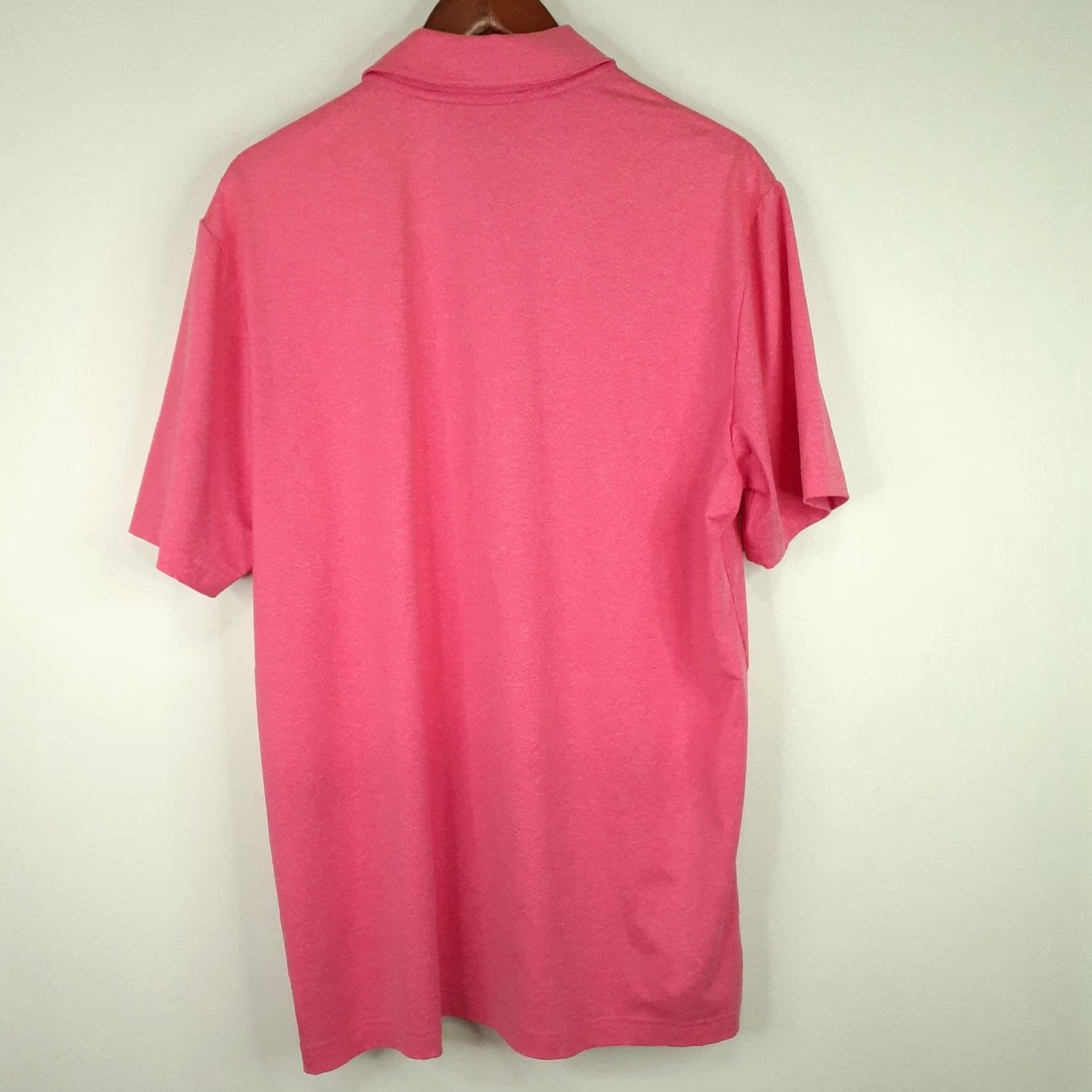 Adidas Adidas Golf Polo Shirt Mens Large L Short Sleeve Red Salmon 1912 Polo Size US L / EU 52-54 / 3 - 3 Thumbnail