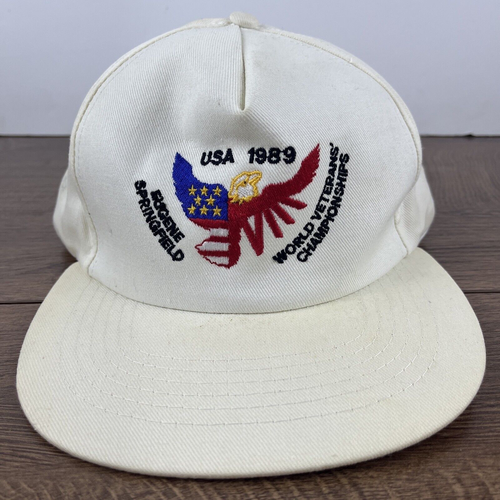 Other 1989 World Veterans Championships Hat Springfield Adjustable Size ONE SIZE - 5 Thumbnail