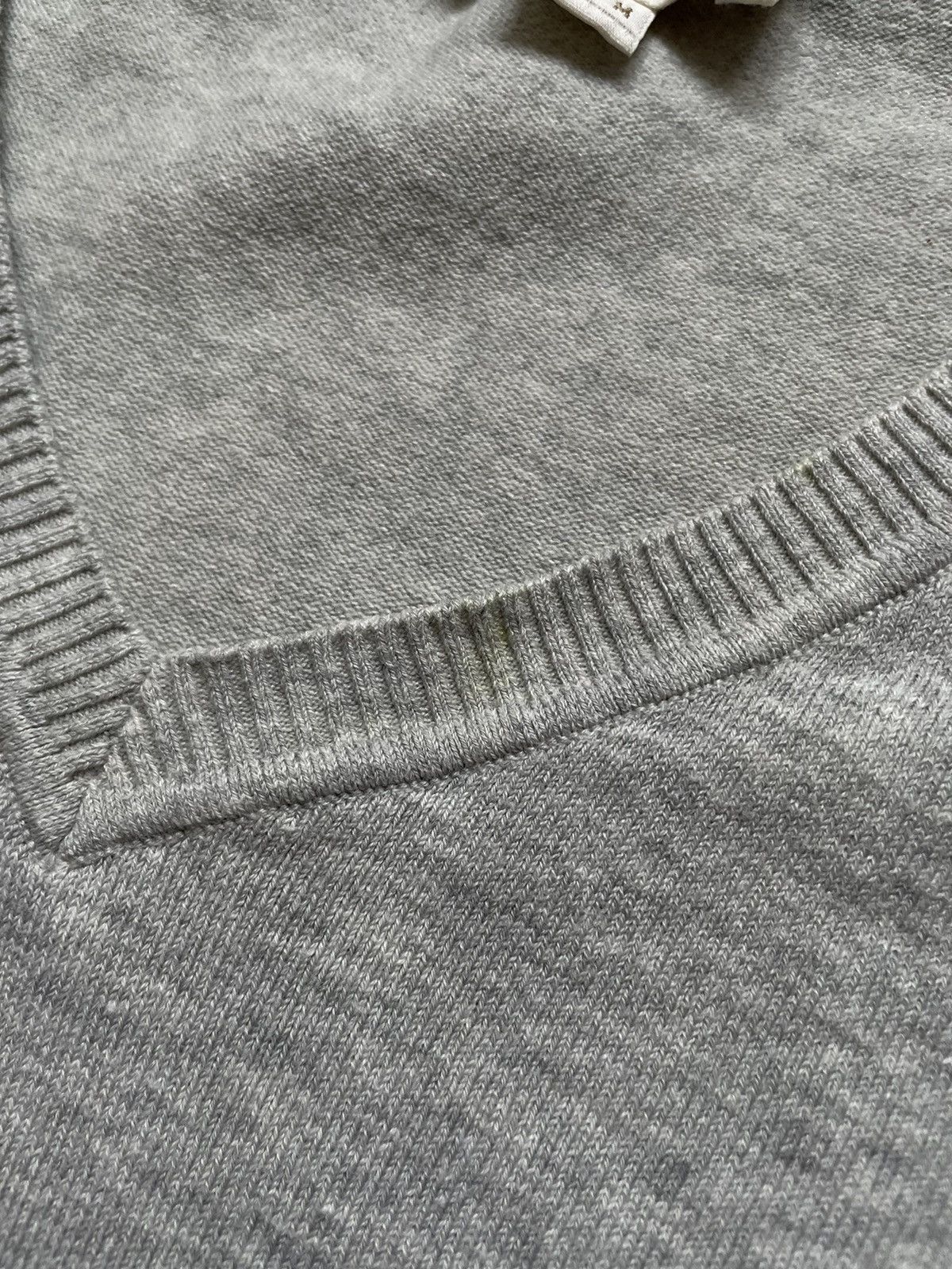 Diesel × Vintage Y2K Avant Garde Vintage Diesel V Neck Pullover Sweater Grey Size US M / EU 48-50 / 2 - 8 Thumbnail