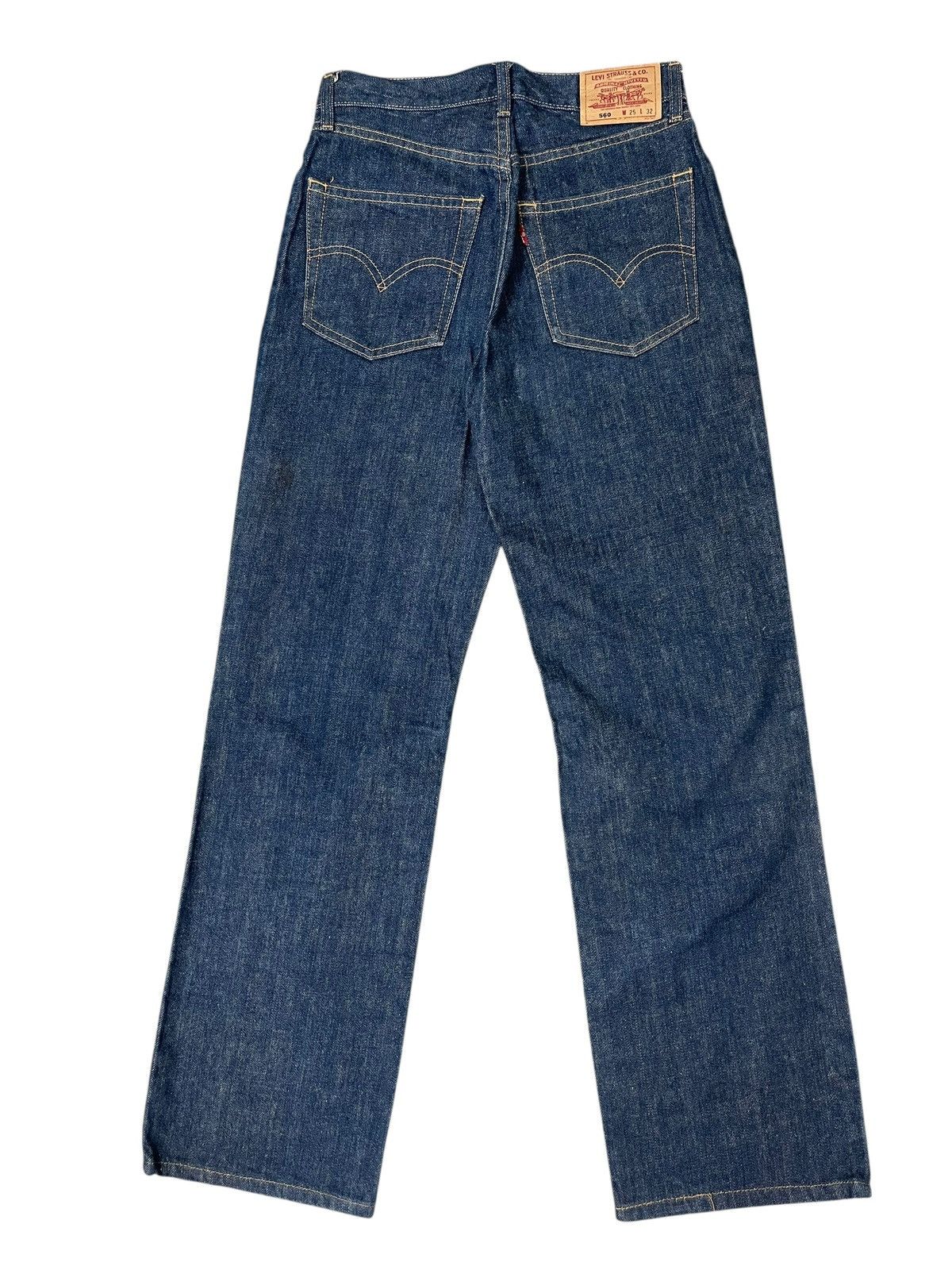 Levi's Vintage Levis 560 Jeans Zipper Straight Cut Size 25" / US 0 / IT 36 - 2 Thumbnail