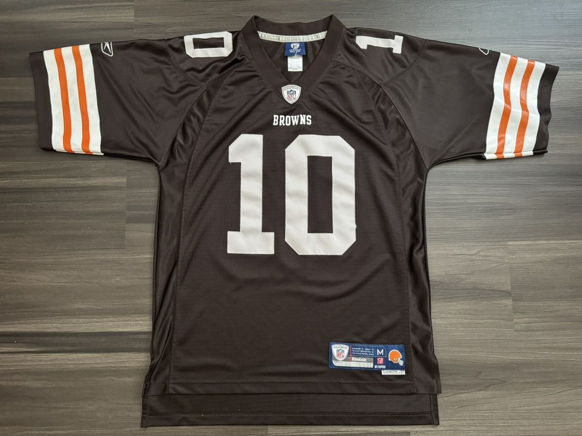 Reebok Brady Quinn Cleveland Browns #10 Stitched Jersey M +2 Length Size US M / EU 48-50 / 2 - 1 Thumbnail