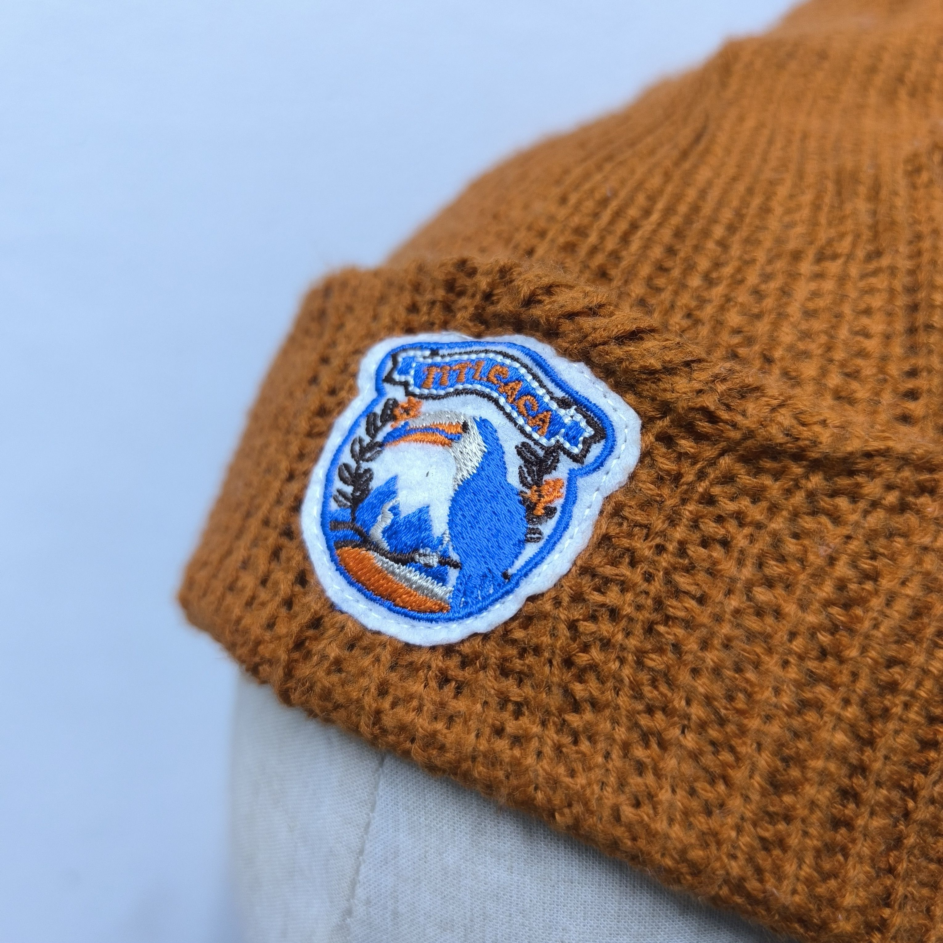 45rpm 💥 Japanese brand titicaca outdoor style short beanie hat Size ONE SIZE - 3 Thumbnail