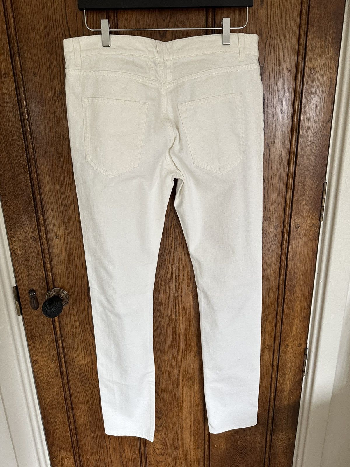 Saint Laurent Paris FW16 Saint Laurent knee slit ripped white jeans Hedi slimane Size US 32 / EU 48 - 16 Thumbnail