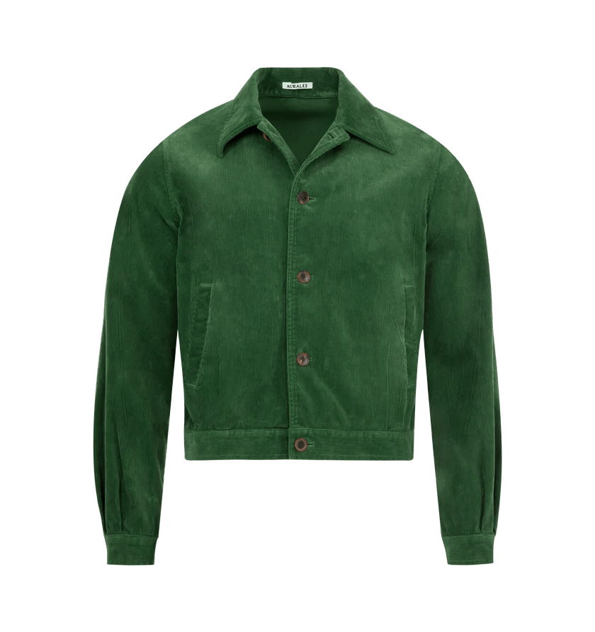 Auralee [NWT] PIGMENT DYED FINX CORDUROY BLOUSON (size 4) | Grailed