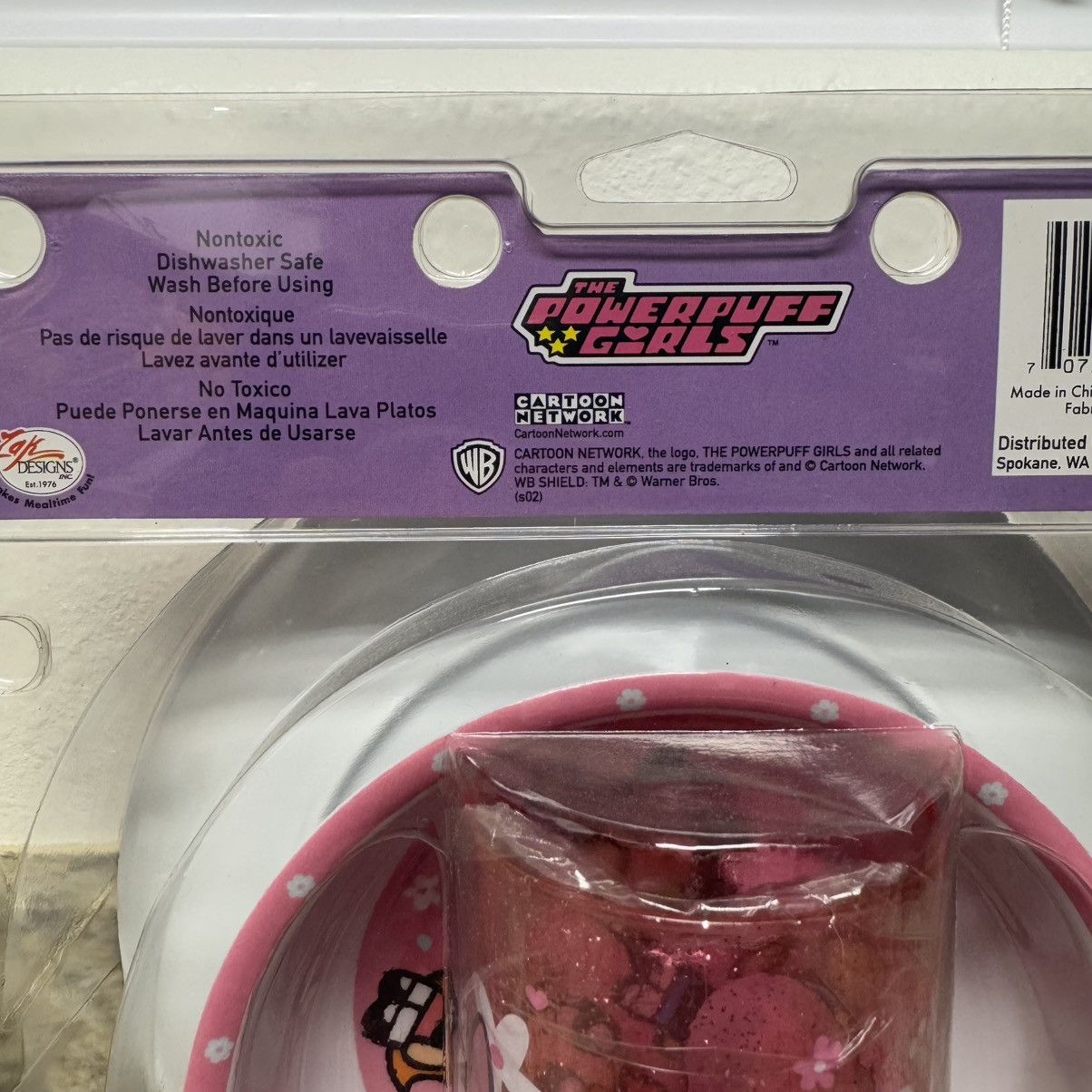 Cartoon Network × Vintage The PowerPuff Girls 3-Piece Dinnerware Set Plate Bowl Cup Size ONE SIZE - 8 Thumbnail