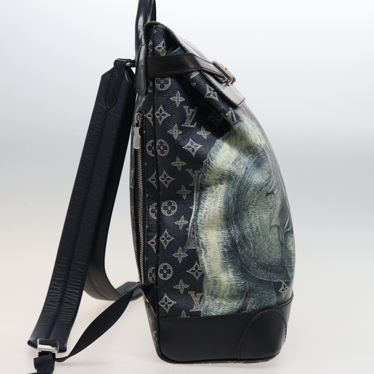 Louis Vuitton LOUIS VUITTON Monogram Savanna Steamer Backpack Black M54126 Size ONE SIZE - 3 Thumbnail