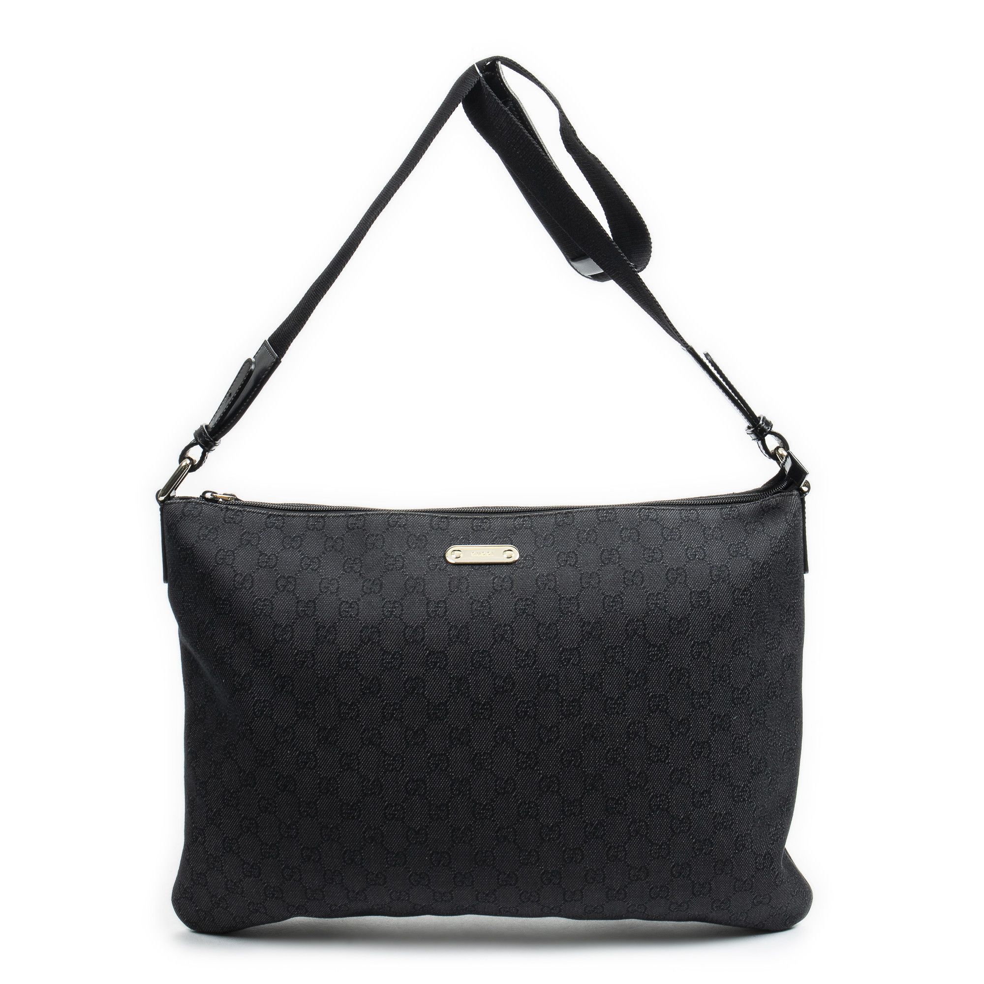 Gucci Large Denim Flat Messenger Size ONE SIZE - 1 Thumbnail