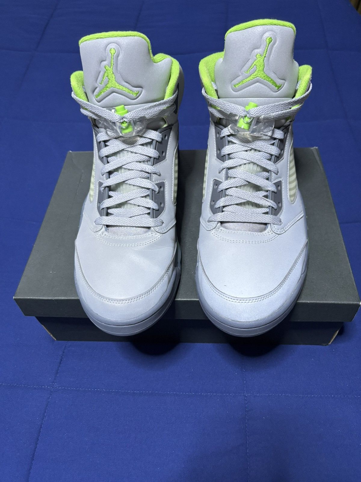 Jordan Brand Jordan 5 Retro Green Bean 2022 Size 12.5 Size US 12.5 / EU 45-46 - 1 Thumbnail